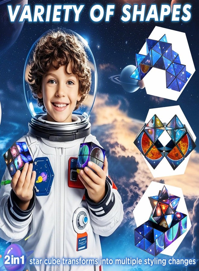 Euclidean Cube Star Cube Magic Cube Set, 2 in 1 Yoshimoto Cube for Kids and Adults, Toy for Boys and Girls Ages 8-12 - Image 3